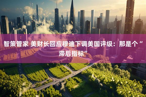 智策管家 美财长回应穆迪下调美国评级：那是个“滞后指标”